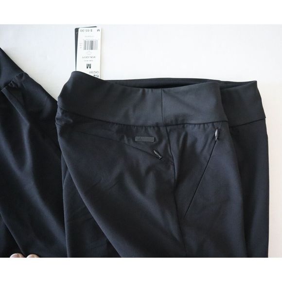 adidas GK2391 Women’s Sz Medium Black Stretch Woven Golf Jogger Pants - Picture 8 of 12
